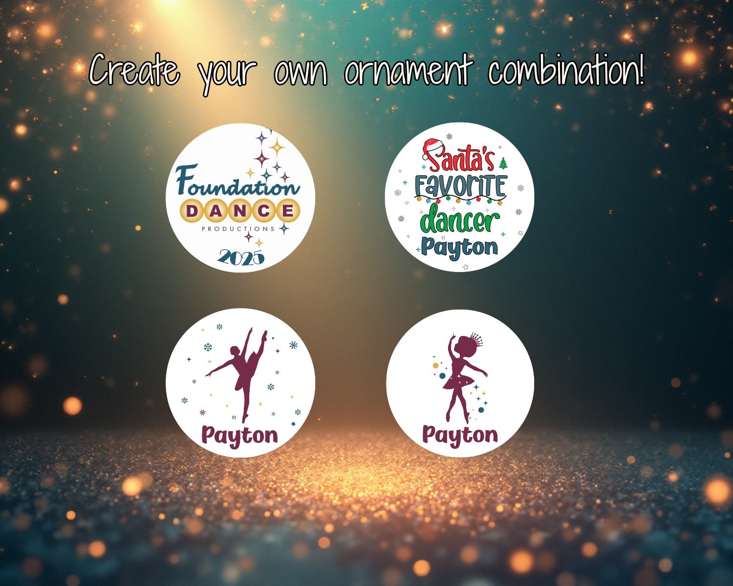 Foundation Dance Productions Holiday Ornament