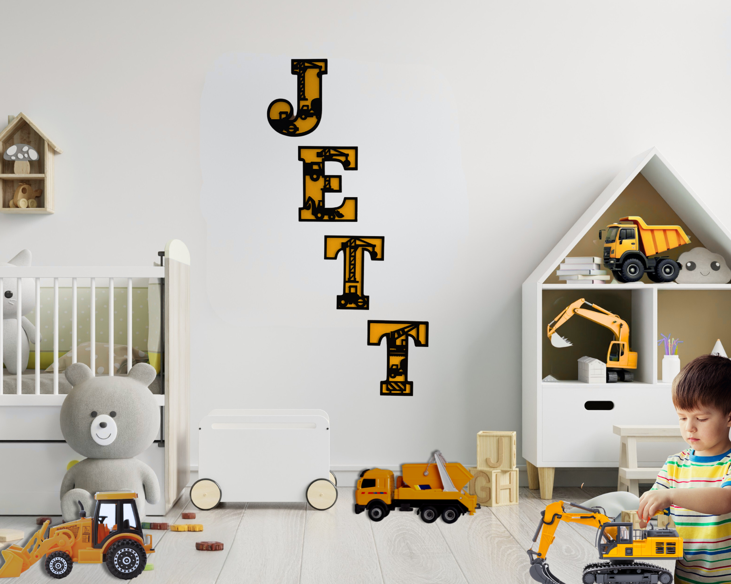 Construction Letters Sign