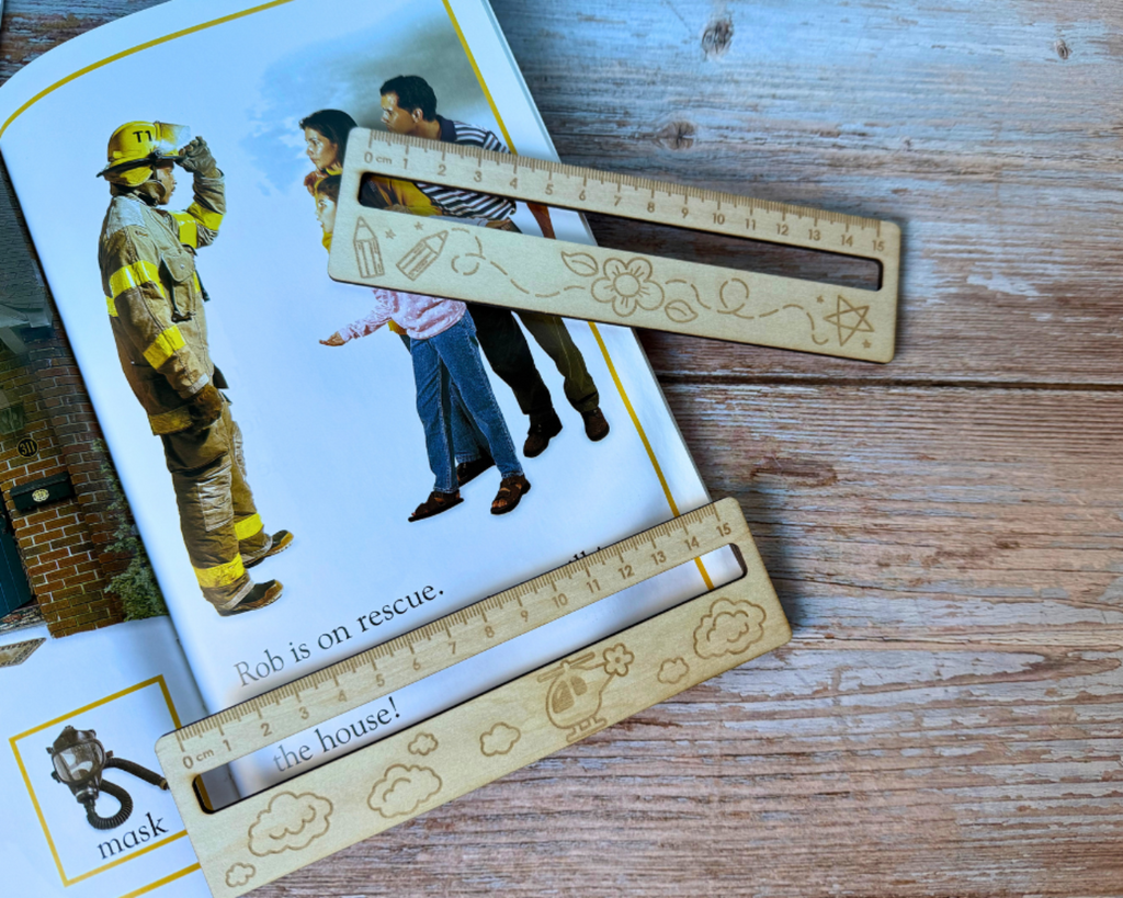 Single Line Reading Guide for Kids