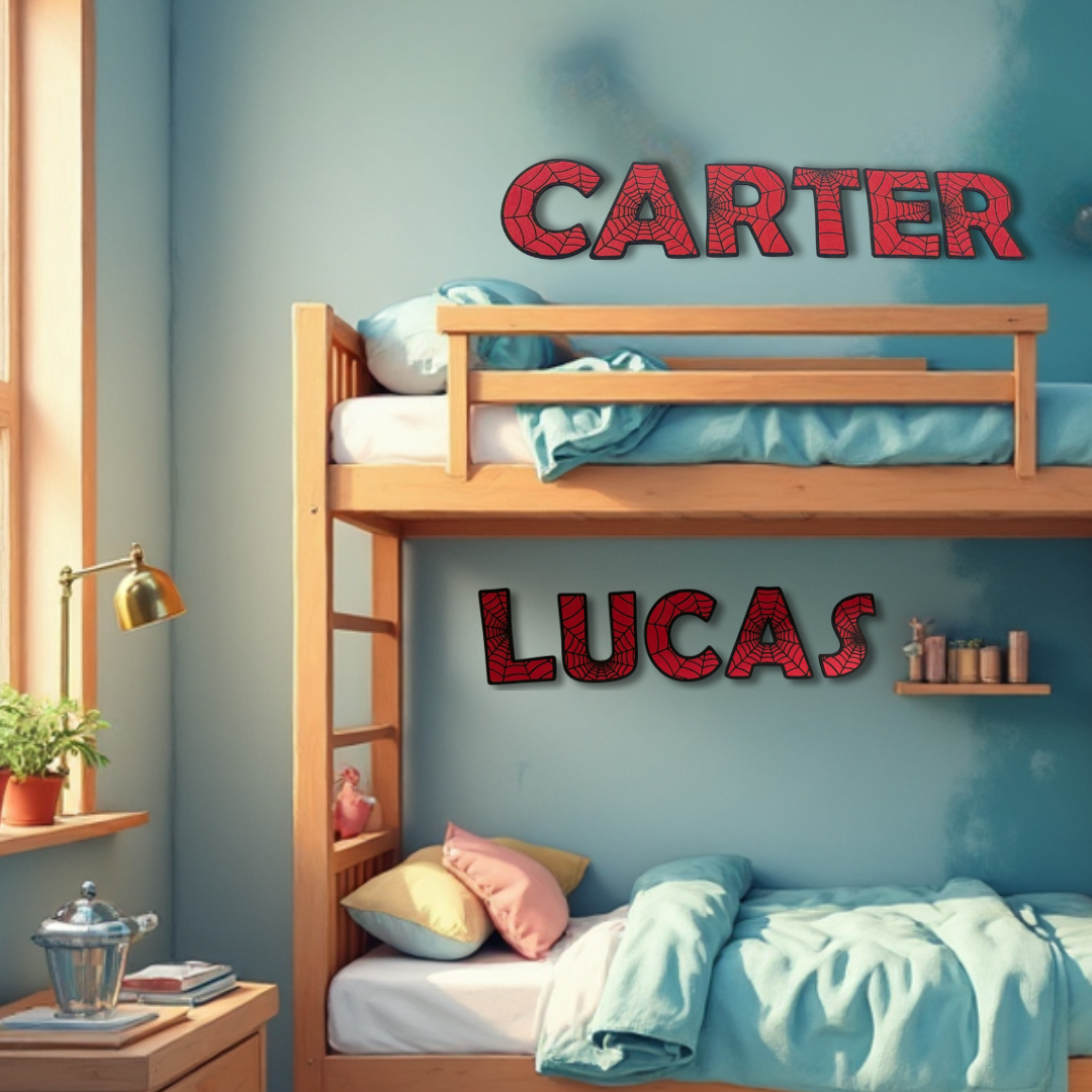 Spiderman Inspired Kids Wall Decor