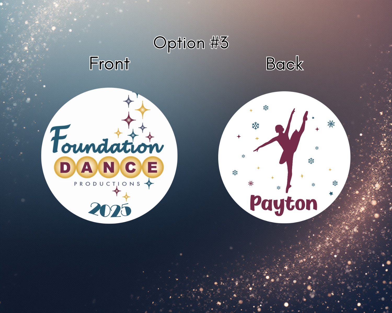 Foundation Dance Productions Holiday Ornament