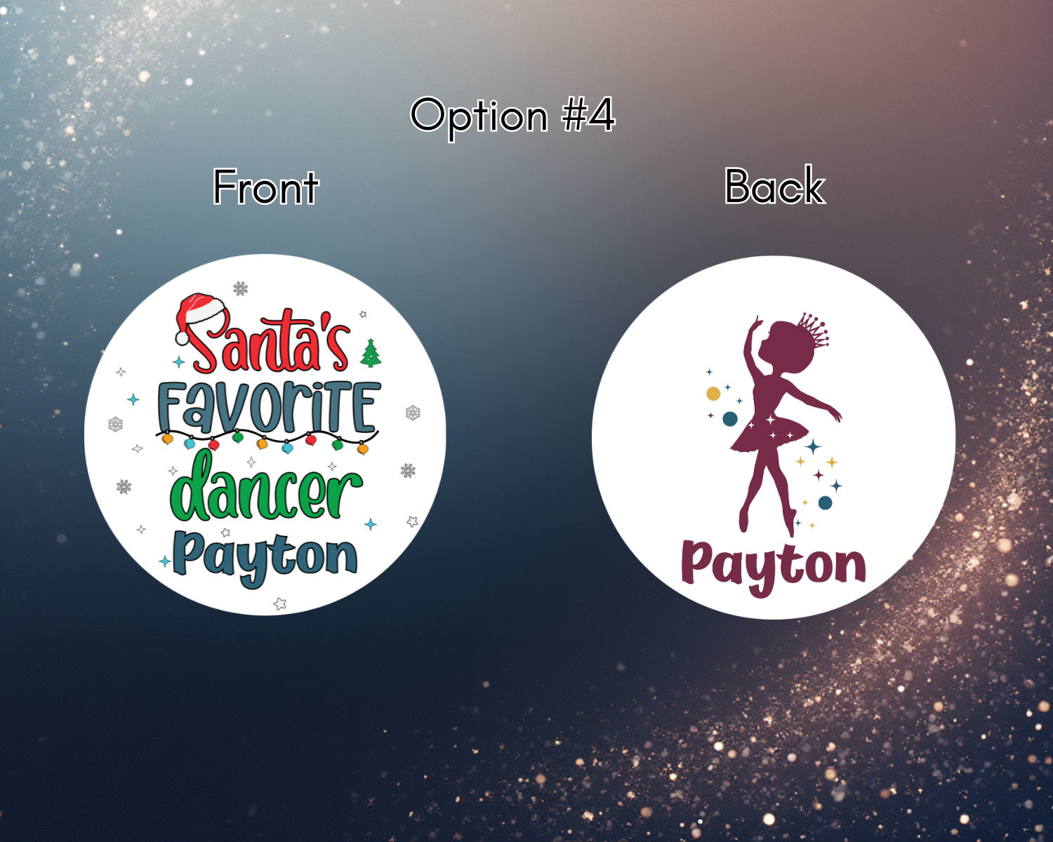 Foundation Dance Productions Holiday Ornament