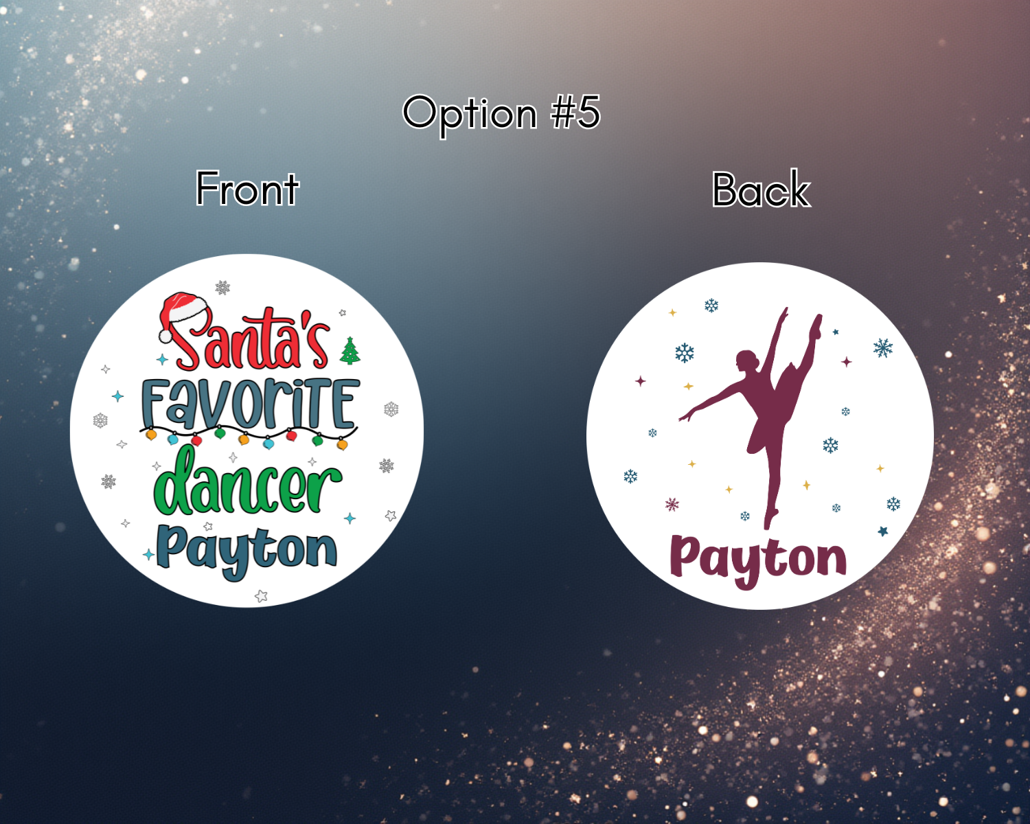 Foundation Dance Productions Holiday Ornament